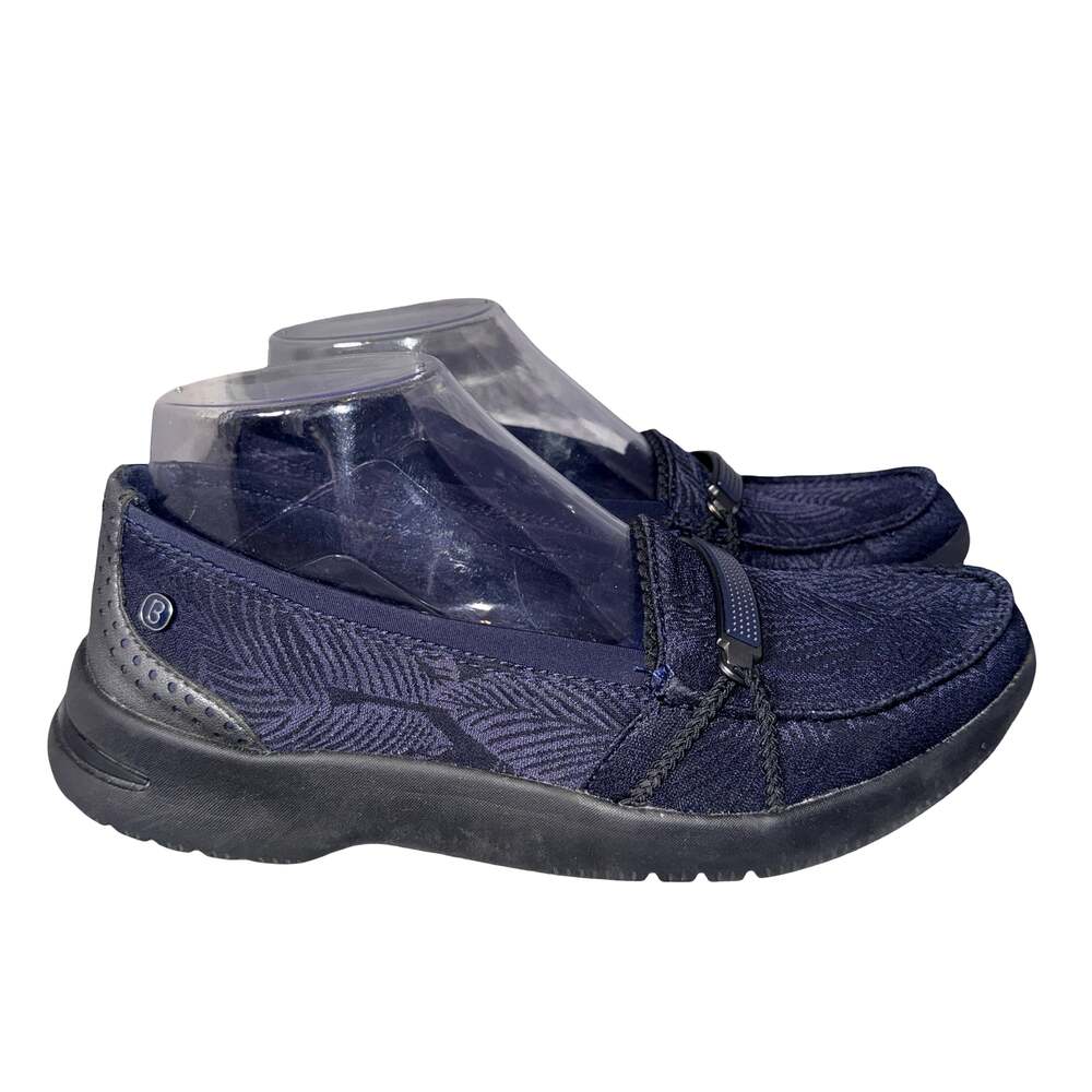 Bzees Abby Navy Blue Slip-On Loafers Women's Size 7